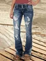 Ripped West Style Jeans