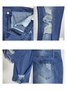 Casual Denim Plain Washing Process Jeans