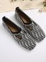 All Season Abstract Casual Mesh Fabric Shallow Shoes