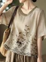 Loose Floral Casual Blouse