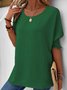 Casual Loose Plain Shirt