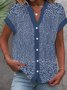 Casual Small Floral Blouse