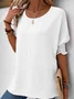 Casual Loose Plain Shirt