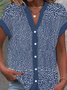 Casual Small Floral Blouse