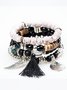 Women Boho Plain All Season Metal Music Festival Metal Chain Bracelets Bracelets