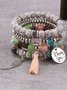 Women Boho Plain All Season Metal Music Festival Metal Chain Bracelets Bracelets