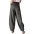 Casual Loose Pocket Stitching Cotton Pants