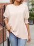 Casual Loose Plain Shirt
