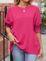 Casual Loose Plain Shirt
