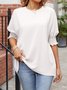 Casual Loose Plain Shirt
