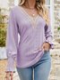 Casual V Neck Shirt
