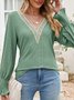 Casual V Neck Shirt