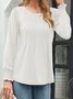 Crew Neck Casual Shirt