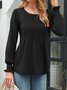 Crew Neck Casual Shirt