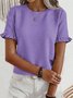 Casual Crew Neck Shirt