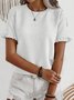 Casual Crew Neck Shirt