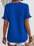 Casual Crew Neck Shirt
