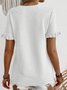Casual Crew Neck Shirt