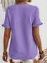Casual Crew Neck Shirt