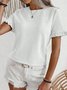 Casual Crew Neck Shirt