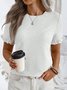 Casual Crew Neck Shirt
