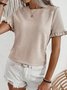 Casual Crew Neck Shirt