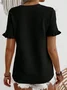 Casual Crew Neck Shirt