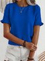 Casual Crew Neck Shirt