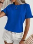 Casual Crew Neck Shirt