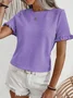 Casual Crew Neck Shirt
