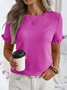 Casual Crew Neck Shirt