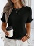 Casual Crew Neck Shirt
