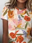 Casual Loose Floral T-Shirt