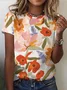 Casual Loose Floral T-Shirt