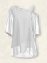 Casual Loose One Shoulder Two-Piece Set