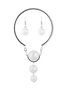 Exaggerated Imitation Pearl Party Jewelry Set