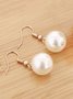 Exaggerated Imitation Pearl Party Jewelry Set