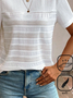 Buckle Casual Loose T-Shirt