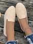 Plain All Season Faux Suede Casual Shallow Shoes