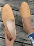 Plain All Season Faux Suede Casual Shallow Shoes