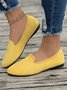 Plain All Season Faux Suede Casual Shallow Shoes