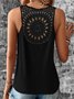 V Neck Loose Casual Tank Top