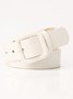 Minimalist women's square buckle candy colored versatile belt