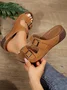 Summer Plain Casual Slide Sandals