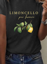 Capri Italy "Limoncello Per Favore" printed T-shirt