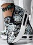 Floral All Season Wedge Heel Casual Casual Shoes