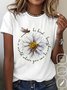 Casual Cotton Daisy T-Shirt