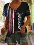 Women's Independence Day Casual T-Shirts