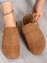 Pu Summer Casual Slide Sandals