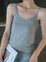 Plain Casual Loose Cami